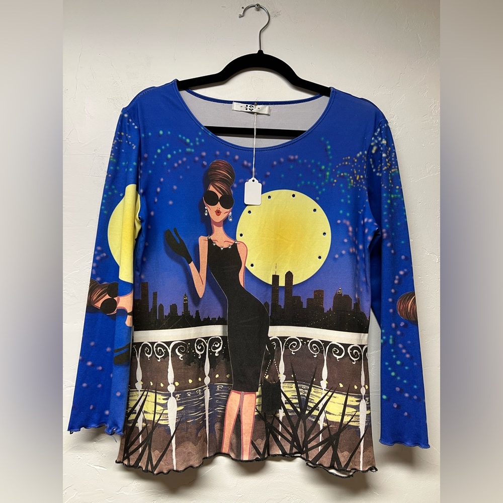 Paris IQ Breakfast at Tiffany’s Blouse